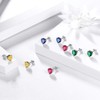 Aurora Tears Jewellery Moon Birthstone Necklace / Earrings, 925 Sterling