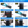 Muzata 10 Pack 1/8" Black Cable Railing Hardware Kit Hand