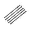 5-Piece Magnetic Long Hexagonal Cross Head Screwdriver Drill Set Compatible