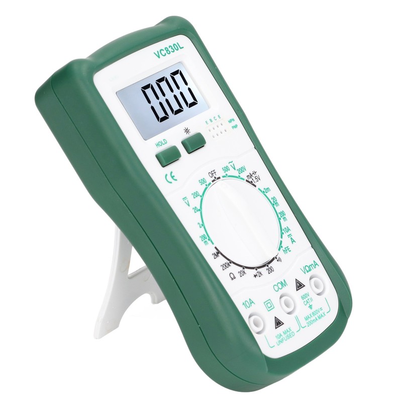 LCD Display Multimeter Multifunctional Digital Voltage Current Resistance Tester VC830L