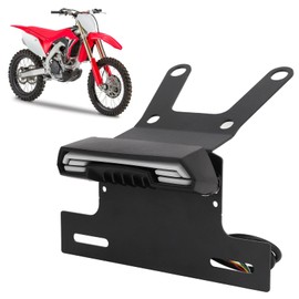 Motorcycle License Plate Holder Bracket with Tail Light for CRF250L CRF 250M Taillight License Plate Holder Motorcycle Number Plate Holder