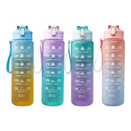 Taej 85 5 Botes Vasos Para Agua Motivacionales Deportivos 900ml