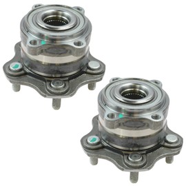 TRQ Wheel Hub & Bearing Rear Kit Pair for Nissan 370Z Infiniti EX FX G M
