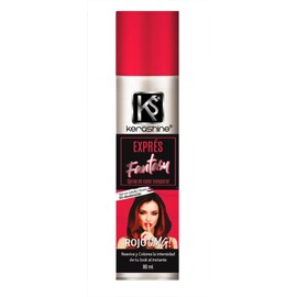 Kerashine Tinte Temporal para Cabello Fantasy Rojo 80 ml