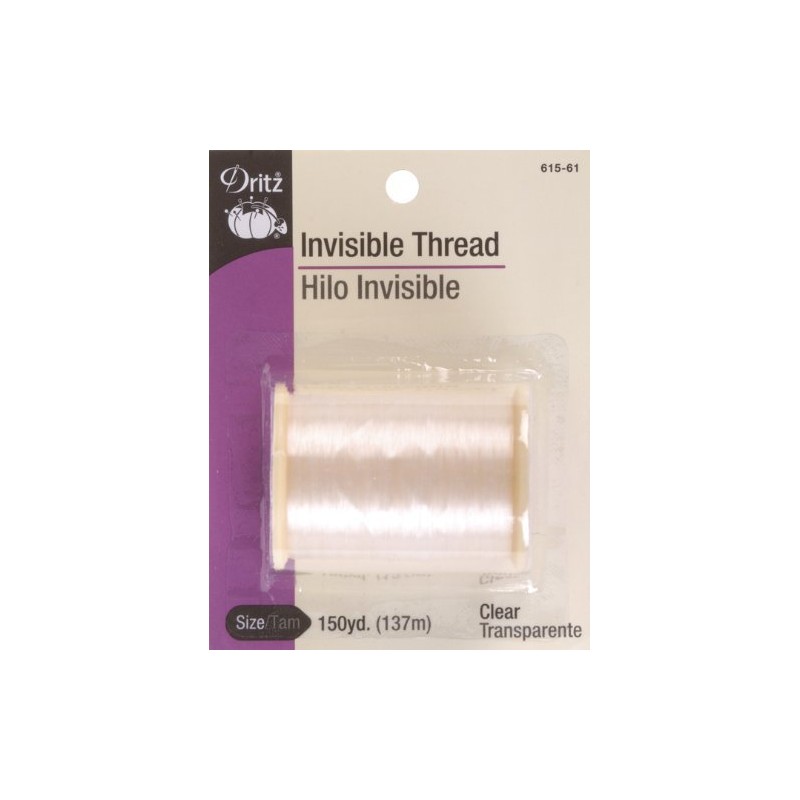 Dritz Invisible Thread, 150-Yard, Clear (2 Pack)