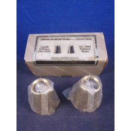 Baldwin Brass Candle Follower 7069 .030 Set of 2 American Museum Collection NEW