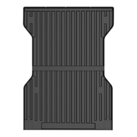 T TGBROS Bed Mat Compatible with Toyota Tacoma Crew/Double Cab 2005-2023 W/6Feet Long Beds All Weather Guard Protection 3D TPE Rear Cargo Truck Bed Liner Heavy-Duty Tray Black