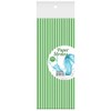Green Paper Straws - 24 Count | Bright Green, Eco-Friendly