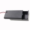 MDXing 2PCS 9V Battery Boxes with Covers Switched Square Slots