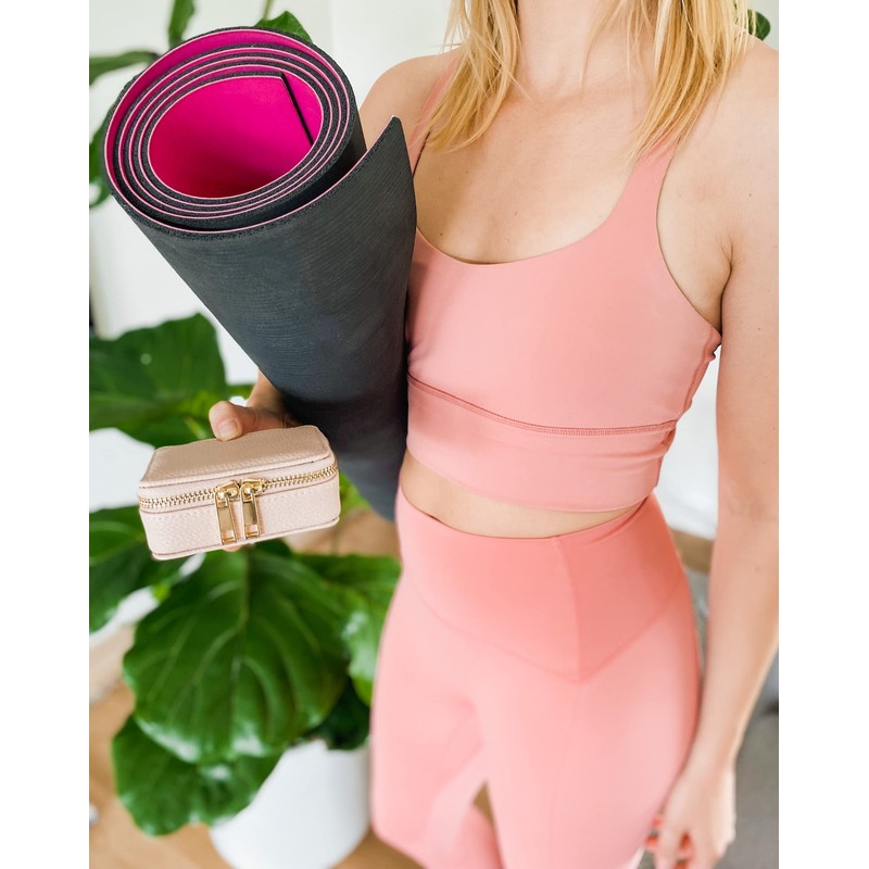 Pill Organizer – Vegan Leather Pill Case with Removable 7-Day
