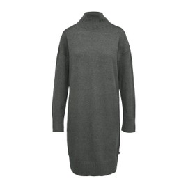 QS Women's Knitted Dress, Grey/Black 99w0