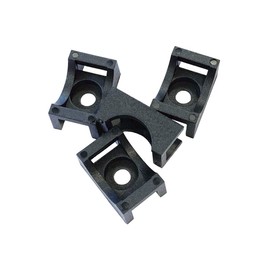 Cable Tie Base 100pcs (Very Strong) Multi use (Black or White) Up to 9mm Cable Ties (UK Made!!)