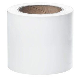 TCDesignerProducts White Shiny Metallic Streamer, 4 Inches x 500 Feet