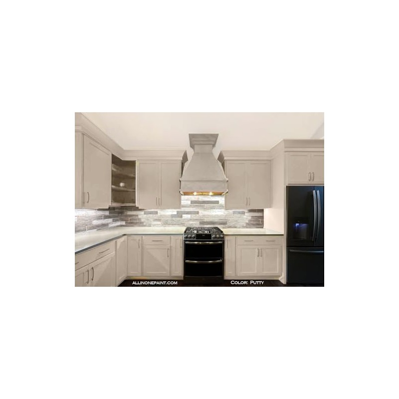 ALL-IN-ONE Paint, Putty (light taupe), Quart - Durable cabinet and