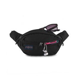 Jansport Fifth Avenue Fanny Pack Crossbody Bags, Black, One Size