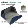 VisionGlobal 2 Pack Eyeglass Case Hard Shell with Foldable Design,