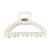 Large Pearl Hair Claw Clip, Pearl Hair Claw Clips Neutral