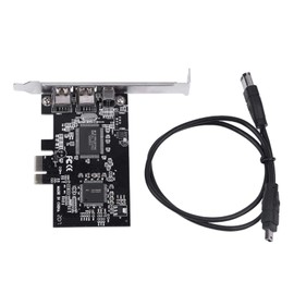 PCI to 1394 Video Capture Card Desktop Built-in Firewire Card Hd Image Video Capture Card, Support Windows 10/8/7/Vista/XP/Server 2003-200832/64bit