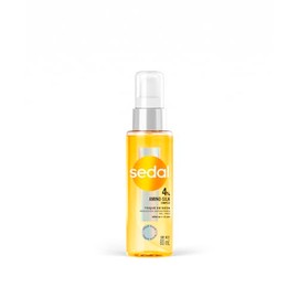 Sedal Sérum + Óleo para Cabello Toque de Seda, 4% Amino-Silk Complex. 100 h de Suavidad en 1 min*. Cabello 100% más Sedoso. Control del Frizz*, 60 mL