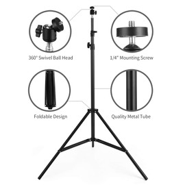 KRX Tripod for Infrared Thermometers, Adjustable Portable Stand and Holder for Non-Contact Wall Mounted Infrared Thermometer Models K2, K3, K3 Pro, Cameras and More