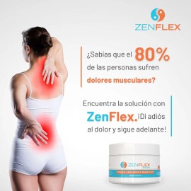 Zenflex Lidocaína 120ml Dolores Musculares Y Articulares