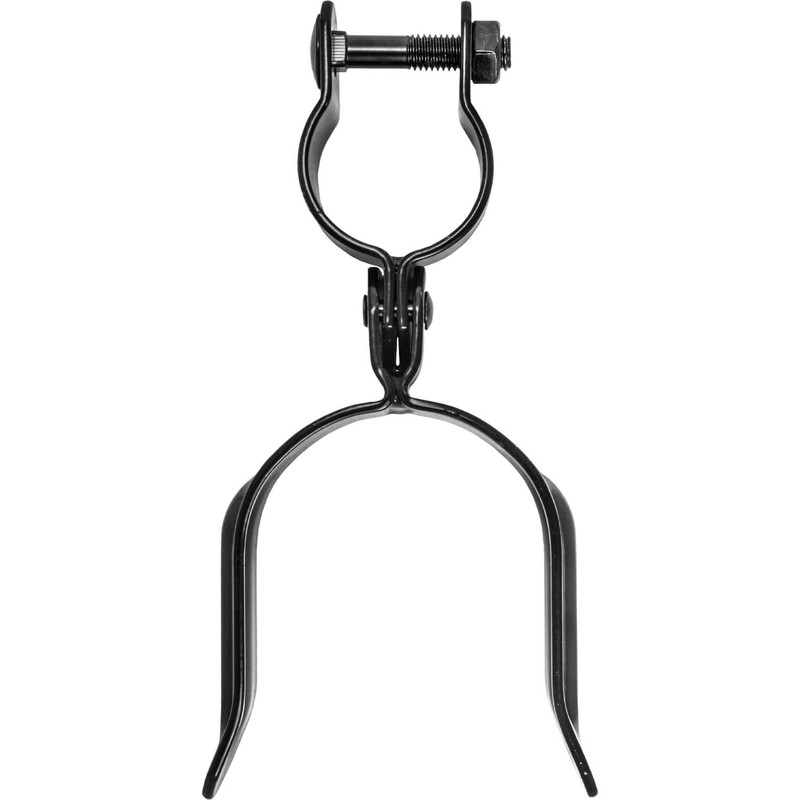 Black 1-5/8" x 2-7/8" Heavy Duty Fork Latch - Pressed