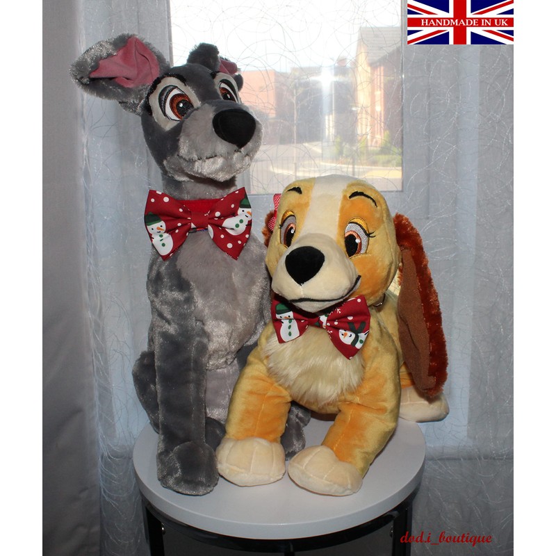 New Dogs Bow Tie CHRISTMAS Elastic Band attach COLLAR ACCESSORY
