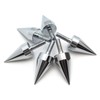 HTTMT MT218-002-SR (6 pcs) Universal Silver Spike Bolts Compatible with
