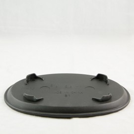 Oval Black Plastic Humidity/Drip Tray for Bonsai Tree 9.5"x 6.5"x 1"