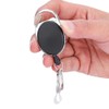 Retractable Key with Nylon Rope Keyring Belt Clip Key Chain