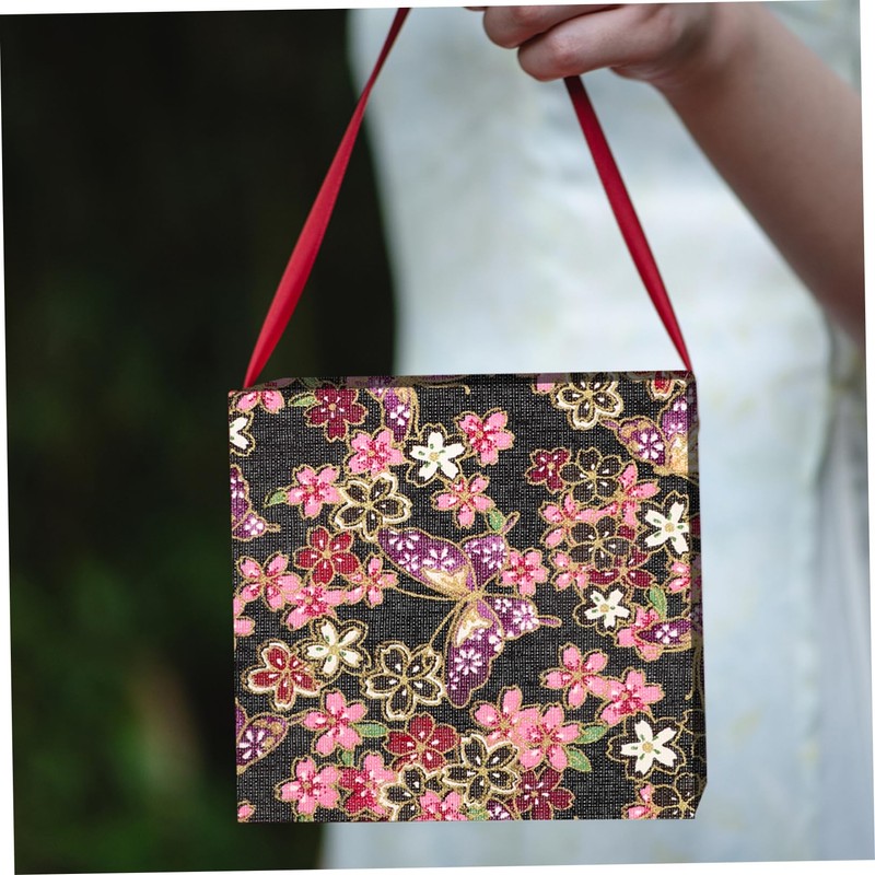 DOITOOL 5pcs Cotton Quilting Fabric Squares DIY Sewing Craft with