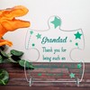 Grandad Puzzle Piece Acrylic Plaque: Heartfelt Father's Day & Birthday