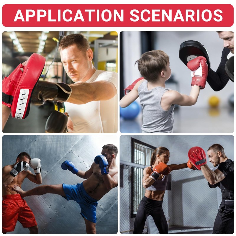 pangdapengpeng Boxing Pads, Curved Punching Target Pads