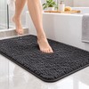 Ultra Soft Absorbent Bathmat – Thick Plush Microfiber Non-Slip Bathroom