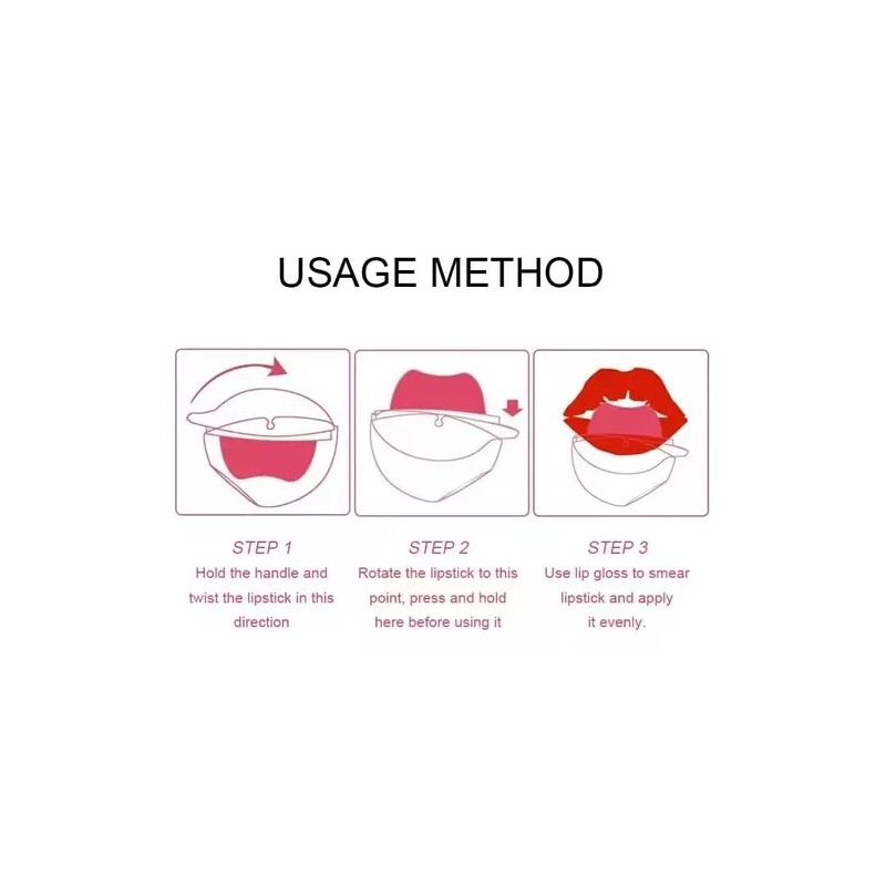Molin Lápiz Labial Mágico Indeleble De Bolsillo Para Mujeres 12pz