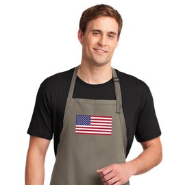Broad Bay USA Flag Apron American Flag Aprons LARGE For Men or Women