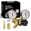 RX WELD Argon Regulators Gauges Gas Welding, Regulator for MIG