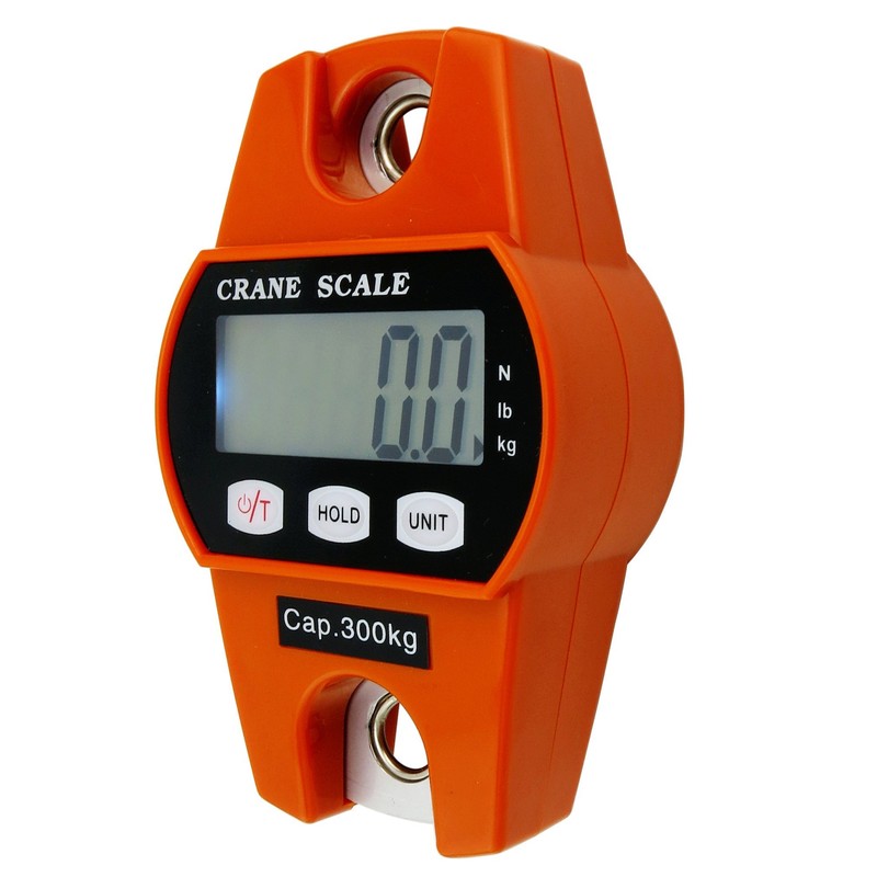 Outmate Mini Digital Crane Scale 300kg/660lbs with LED (Aluminium Alloy
