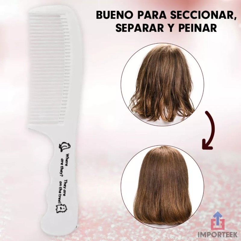 Importeek 24pz Peine Cabello Desenreda Peluqueria Estilista Resistente