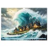 Vagues en colère (Calendrier mural 2026 DIN A4 horizontal), CALVENDO