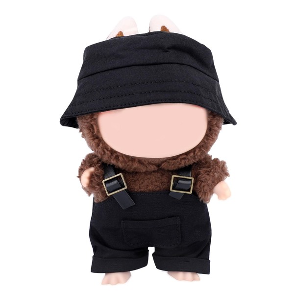 BOXOB 2pcs Doll Clothes Set, Cool Plush Outfit & Accessories