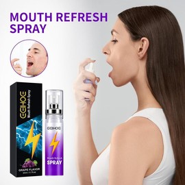 EELHOE Fresh Mouth Spray Clean Mouth Odor Fresh Breath Fragrance Portable Spray - Specification: 2PCS