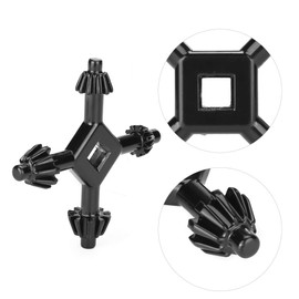 4 in 1 Chuck Key, Handheld 4 in 1 Drills Chuck Key, 4 Way Chuck Key, 4 in 1 Multifunctional Steel Drills Chuck Key Fit Handheld Drilling Tool Mini Electric Drill Chuck Accessories