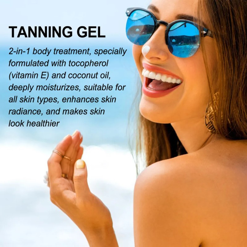 Potente Gel Bronceador/potenciador Del Bronceado/hidratante