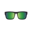 Spy Discord Matte Black Happy Bronze Polar With Green Sunglasses