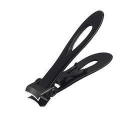 Nail Clippers, Fingernail and Toenail Clipper Professional Stainless Steel Heavy Duty Large Nail Cutter Wide Jaw Opening Sharp & Sturdy, Black