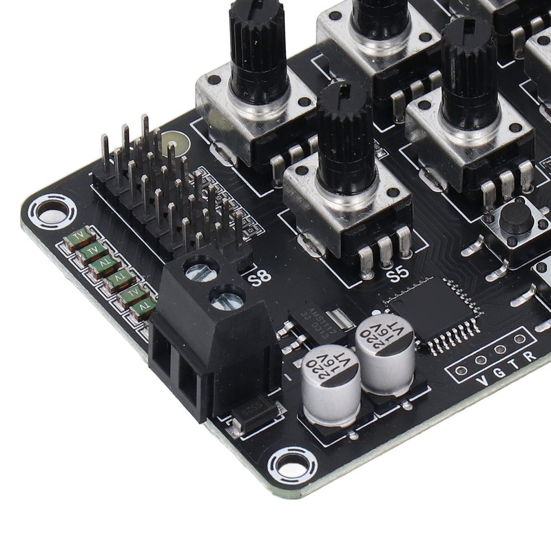 Rotating Knob 8 Channel Servo Controller Control Board with High