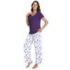 WiWi Viscose from Bamboo Pajama Sets for Women Printed Short