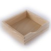 WooDeeDoo Plain Wooden Napkin Holder | 192x192x55 | For Kichen