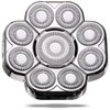 Magnetic Head Shaver Replacement Heads 7 Double Ring Waterproof Rotary